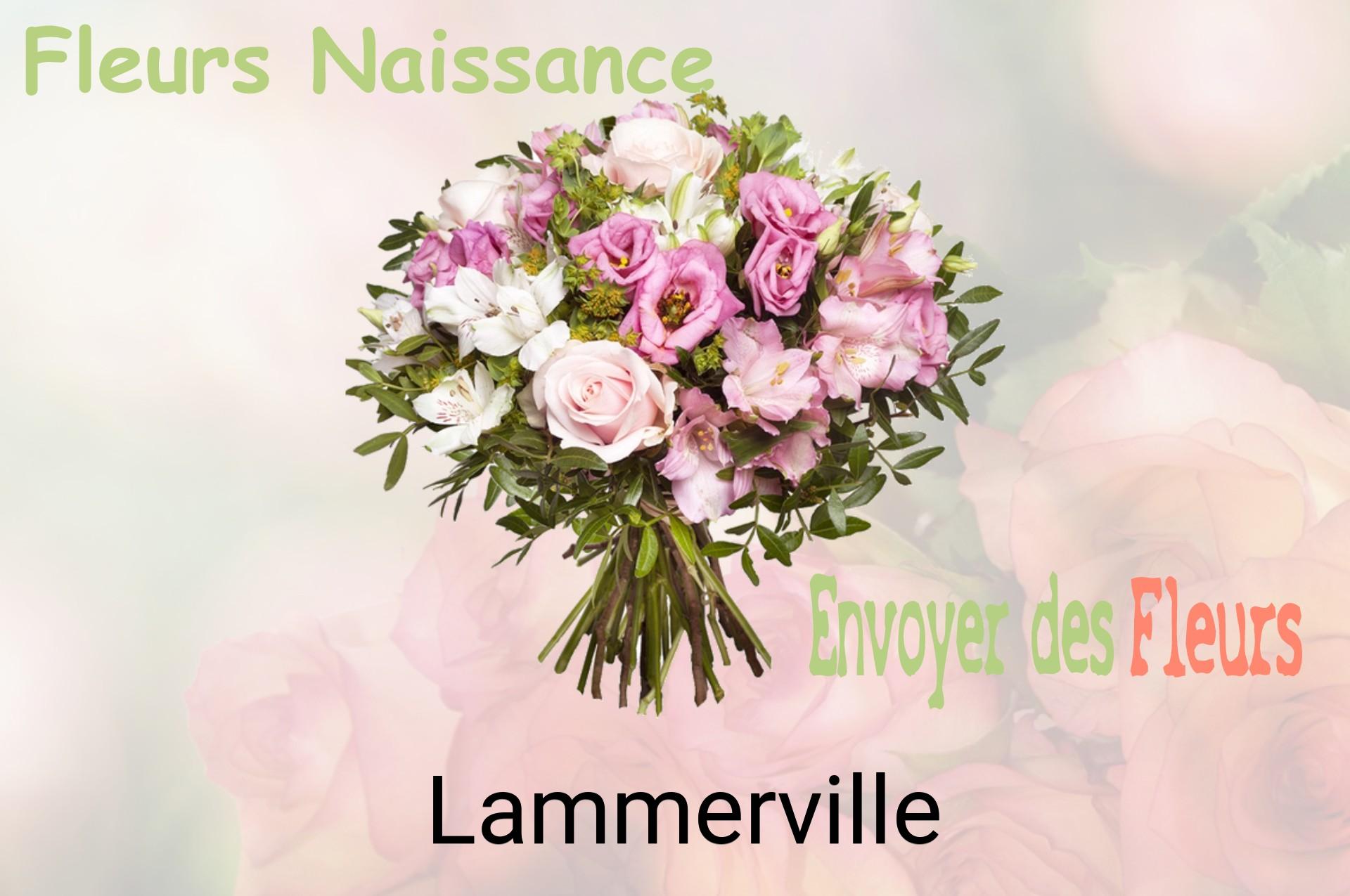 Bouquet de fleurs de naissance livré à Lammerville